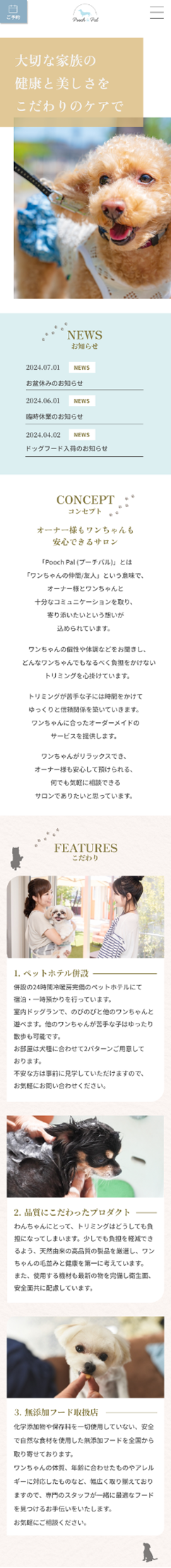 LPサイト SPデザイン1